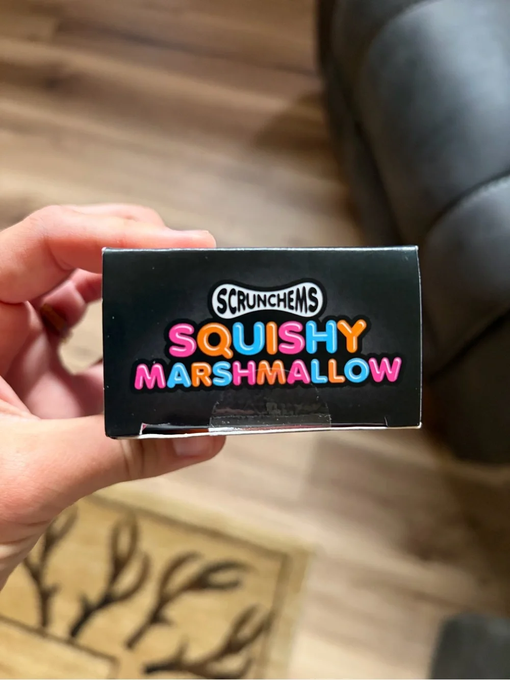Squishy Marshmallow Toy - Orange, Pink & Blue